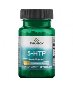 Триптофан Swanson 5-HTP Maximum Strength 200 mg 60 Veg Caps SWA-02963