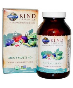 Витаминно-минеральный комплекс Garden of Life MyKind Organics, Men's Multi 40+ 120 Veg Tabs GOL-11769