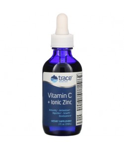 Витамин C Trace Minerals Vitamin C + Ionic Zinc, 2 fl oz 59 ml TMR-00568