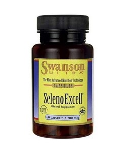Селен Swanson Ultra Selenoexcell 200 mcg 60 Caps