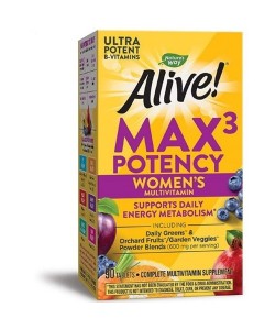 Витаминно-минеральный комплекс Nature's Way Alive! Women's Max Potency 90 Tabs