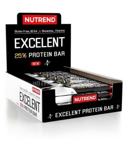 Протеиновый батончик Nutrend Excelent Protein bar 18 х 85 g Chocolate with Nuts in Milk Chocolate