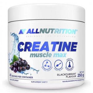 Креатин моногидрат All Nutrition Creatine Muscle Max 250 g /83 servings/ Black Currant