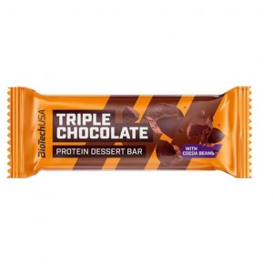 Протеиновый батончик BioTechUSA Protein Dessert Bar 50 g Triple Chocolate