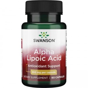 Альфа-липоевая кислота Swanson Alpha Lipoic Acid 300 mg 60 Caps