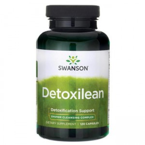 Комплекс для профилактики работы печени Swanson Detoxilean System Cleansing Complex 120 Caps