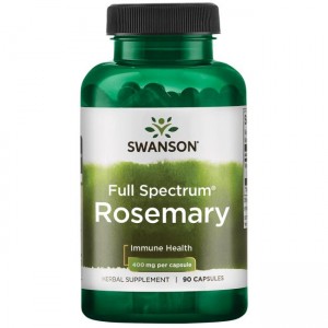 Комплекс для профилактики работы печени Swanson Full Spectrum Rosemary 400 mg 90 Caps