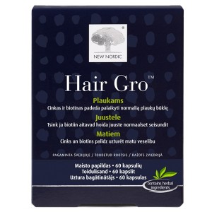 Соевый экстракт New Nordic Hair Gro 60 Caps