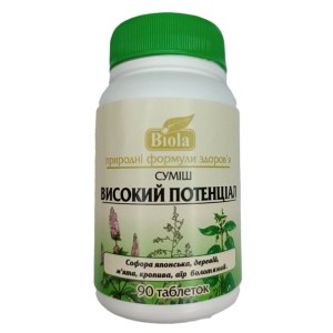 Смесь экстрактов Biola Высокий потенциал 90 таблеток