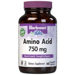 Аминокомплекс Bluebonnet Nutrition Amino Acid 750 mg 60 Veg Caps