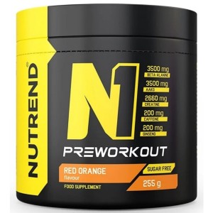 Комплекс до тренировки Nutrend N1 Preworkout 255 g /30 servings/ Red Orange