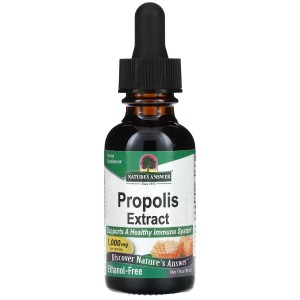 Натуральная добавка для иммунитета Nature's Answer Propolis Extract 1000 mg Alcohol-Free 30 ml /30 servings/