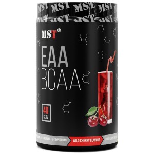 Аминокомплекс для спорта MST Nutrition BCAA EAA Zero 520 g /40 servings/ Cherry