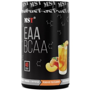 Аминокомплекс для спорта MST Nutrition BCAA EAA Zero 520 g /40 servings/ Peach Ice Tea