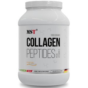 Хондропротектор (для спорта) MST Nutrition Collagen Peptides + Fortigel 1000 g /100 servings/ Green Apple