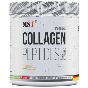 Хондропротектор (для спорта) MST Nutrition Collagen Peptides + Fortigel 300 g /30 servings/ Green Apple