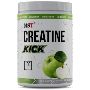Креатин комплекс MST Nutrition Creatine Kick 1000 g /100 servings/ Green Apple