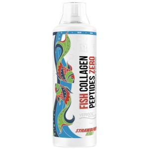 Хондропротектор (для спорта) MST Nutrition Fish Collagen Peptides Zero 500 ml /20 servings/ Strawberry Kiwi