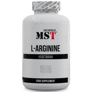 Аргинин для спорта MST Nutrition L-Arginine 240 Caps