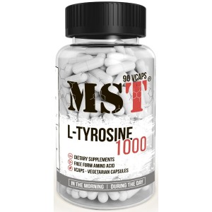 Тирозин для спорта MST Nutrition L-Tyrosine 1000 90 Veg Caps