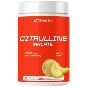 Цитруллин для спорта Sporter Citrulline Malate 300 g /100 servings/ Melon