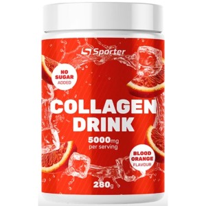Хондропротектор (для спорта) Sporter Collagen Drink 280 g /40 servings/ Red Orange