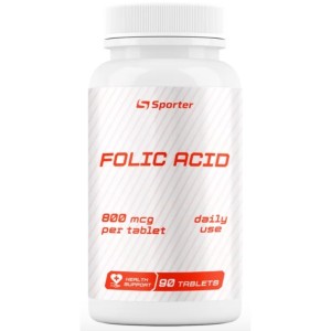Витамин B для спорта Sporter Folic Acid 800 mcg 90 Tabs