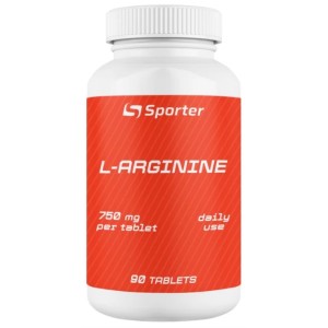 Аргинин для спорта Sporter L-Arginine 750 mg 90 Tabs