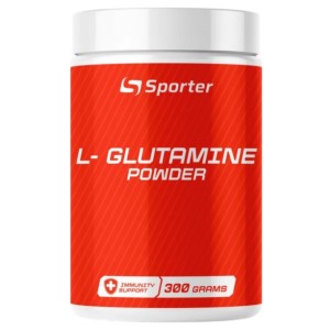 Глютамин для спорта Sporter L-Glutamine 300 g /60 servings/