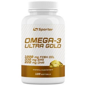 Омега для спорта Sporter Omega-3 Ultra Gold 120 Caps
