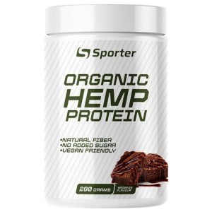 Протеин Sporter Organic Hemp Protein 280 g /7 servings/ Brownie