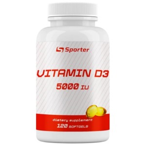 Витамин D для спорта Sporter Vitamin D3 5000 IU 120 Softgels