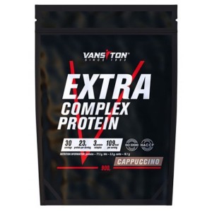 Протеин Vansiton Extra Complex Protein 900 g /30 servings/ Cappuccino