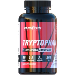 Триптофан для спорта Vansiton L-Tryptophan 60 Caps