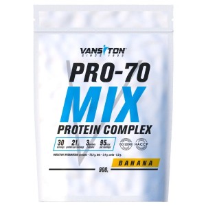 Протеин Vansiton Pro-70 Mix 900 g /30 servings/ Banana