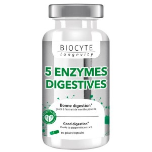 Пищеварительные ферменты Biocyte 5 Enzymes 60 Caps