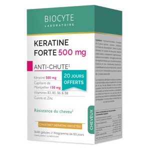 Витаминно-минеральный комплекс Biocyte Keratine Forte 500 mg Anti-Chute Pack 120 Caps