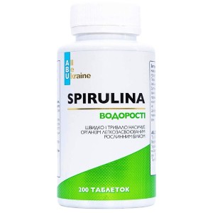 Спирулина All be Ukraine Spirulina 200 Tabs