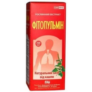 Противовоспалительное средство Fito Pharma Фитопульмин жидкий экстракт 200 мл