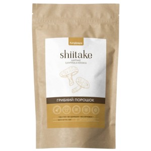 Грибной комплекс Fungipapa Шиитаке (Lentinula edodes) - грибной порошок 120 г /60 порций/