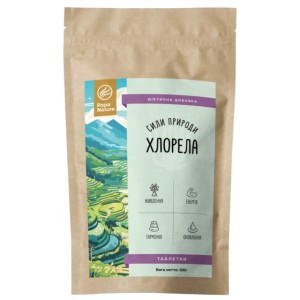 Хлорелла PapaNature Хлорела (Chlorella vulgaris) 480 таблеток (120 г)