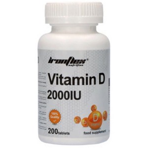 Витамин D для спорта IronFlex Vitamin D 2000 200 Tabs