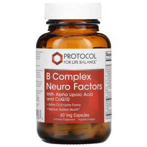 В комплекс Protocol for Life Balance B Complex Neuro Factors 60 Veg Caps