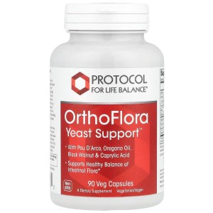 Комплекс для пищеварения Protocol for Life Balance OrthoFlora Yeast Support 90 Veg Caps