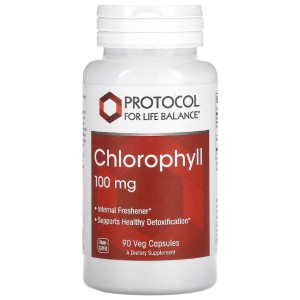Комплекс для пищеварения Protocol for Life Balance Chlorophyll Extra Strength 100 mg 90 Veg Caps