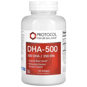Омега 3 Protocol for Life Balance DHA 500 mg 120 Softgels