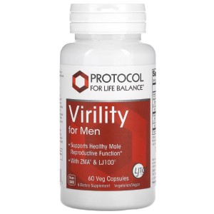 Комплекс для профилактики репродуктивной функии у мужчин Protocol for Life Balance Virility For Men 60 Veg Caps