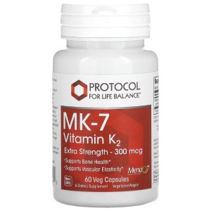 Витамин K Protocol for Life Balance MK-7 Vitamin K2 60 Veg Caps