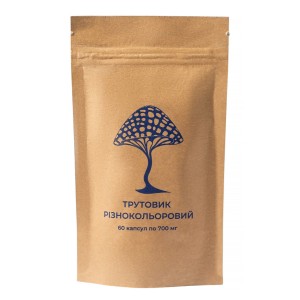 Грибной комплекс Дедушка Мухомор Трутовик разноцветный 700 мг 60 капсул