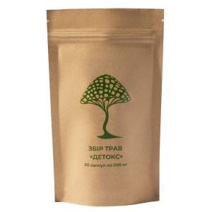 Смесь экстрактов Дедушка Мухомор Сбор трав "Детокс" 500 мг 60 капсул